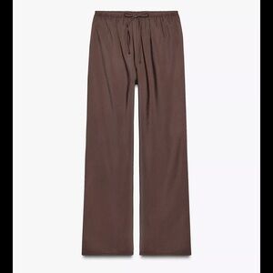 Brown Flowy Women's Pants